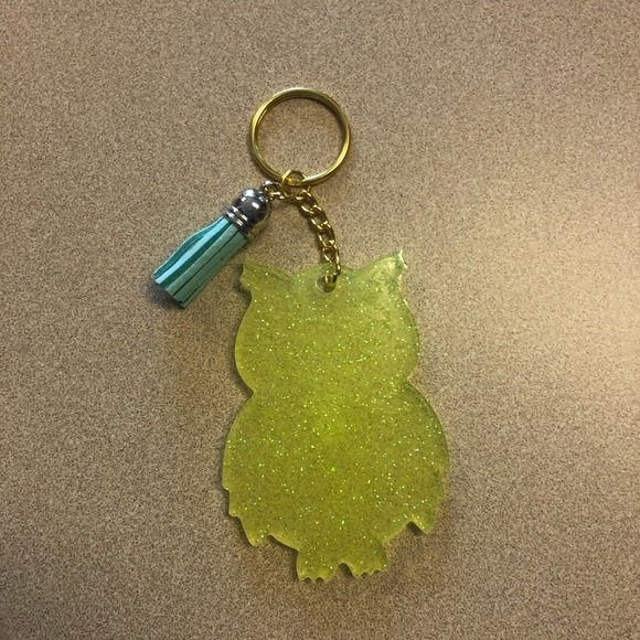 Hand Crafted Accessories - Handmade Owl Keychain